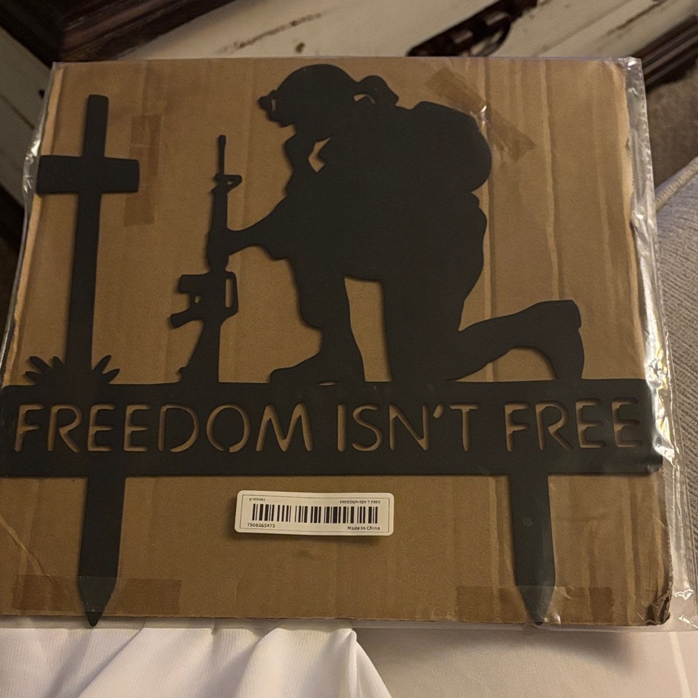 Freedom Isn't Free Metal Wall Art